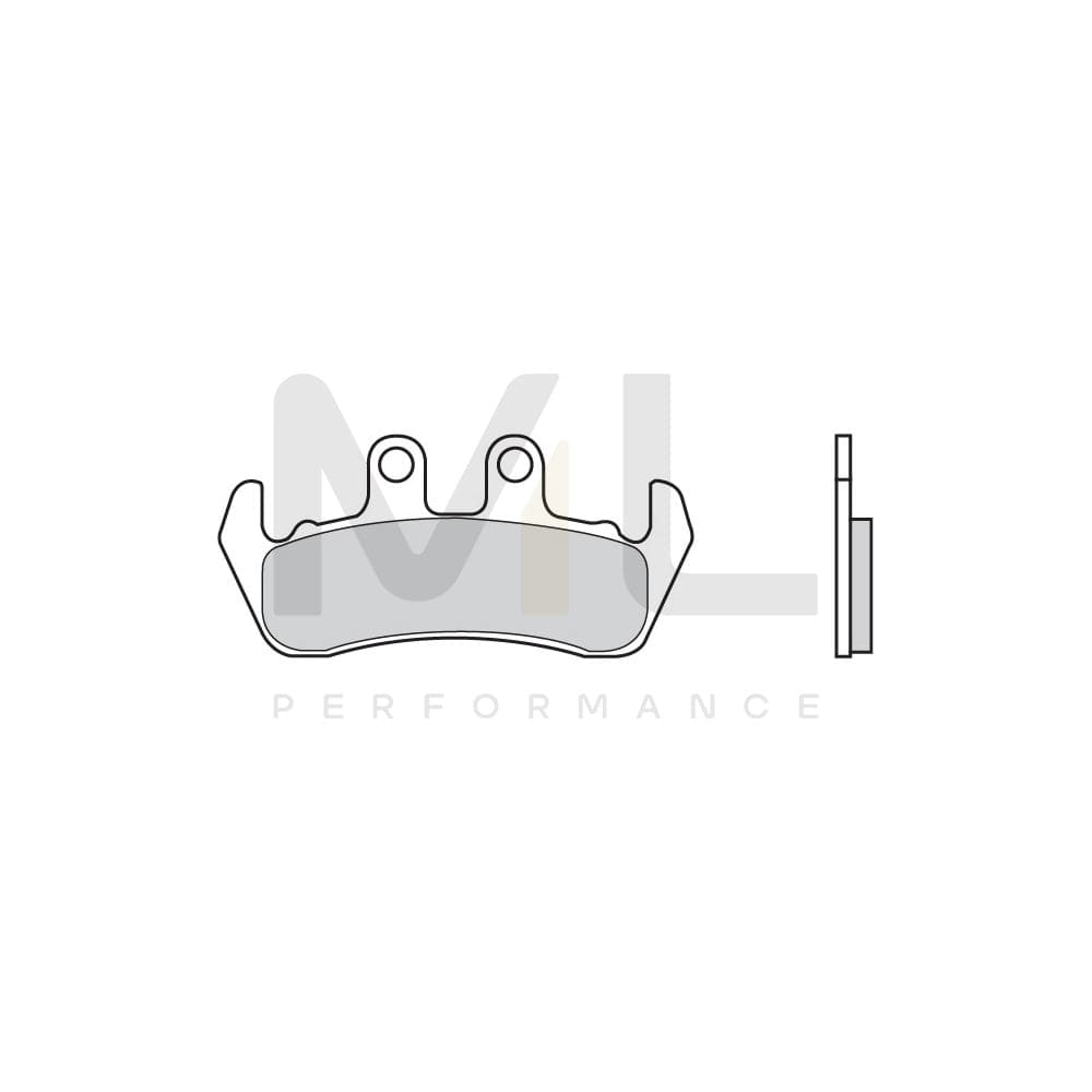 Brembo Carbon Ceramic, Road 07Gr1506 Brake Pad Set Front And Rear | ML Performance Car Parts