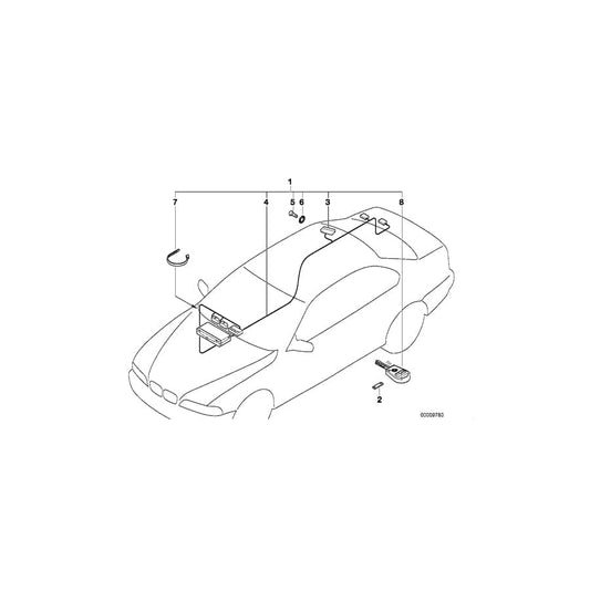 Genuine BMW 65258364084 E39 Amplifier/Trap Circuit 433MHZ (Inc. 523i, 528i & 520i) | ML Performance UK Car Parts