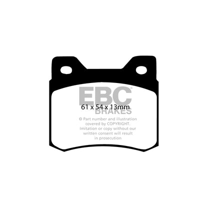 EBC DP2464 Mercedes-Benz W201 Greenstuff Rear Brake Pads - ATE Caliper 2 | ML Performance UK Car Parts