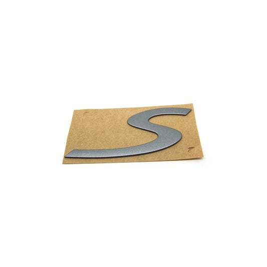 Genuine Porsche S - Badge, Graphite Grey Porsche 993 Carrera S | ML Performance UK Car Parts