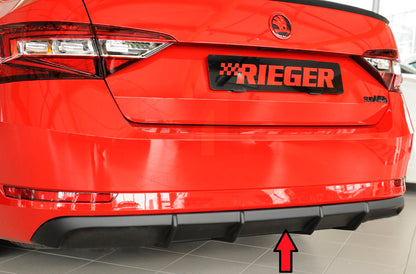 Rieger 00079045 Skoda 3T 3V Superb III Rear Diffuser 1 | ML Performance UK Car Parts