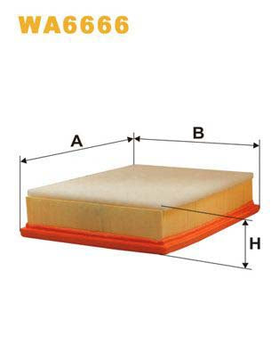 WIX Filters WA6666 Air Filter