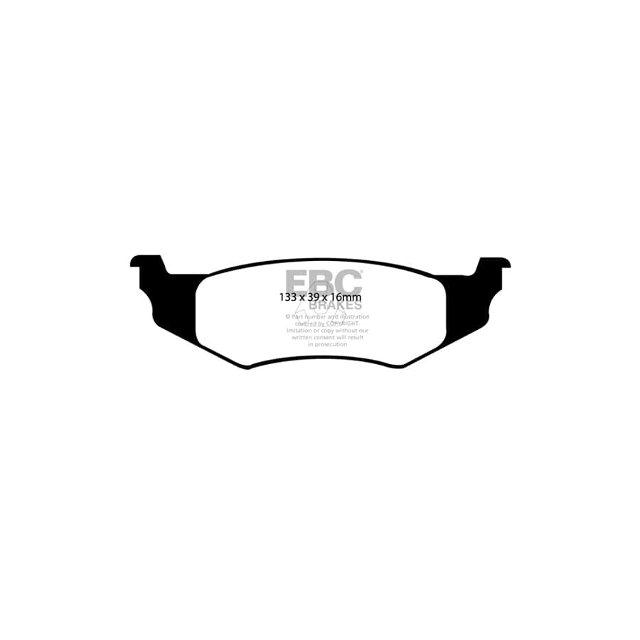 EBC DP31066C Chrysler 300M Redstuff Rear Brake Pads 2 | ML Performance UK Car Parts
