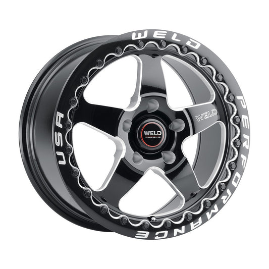 Weld S90480067P29 Ventura Beadlock S904 Wheel 18x10 5x114.3 ET29 BS6.64 Gloss Black MIL - DIA