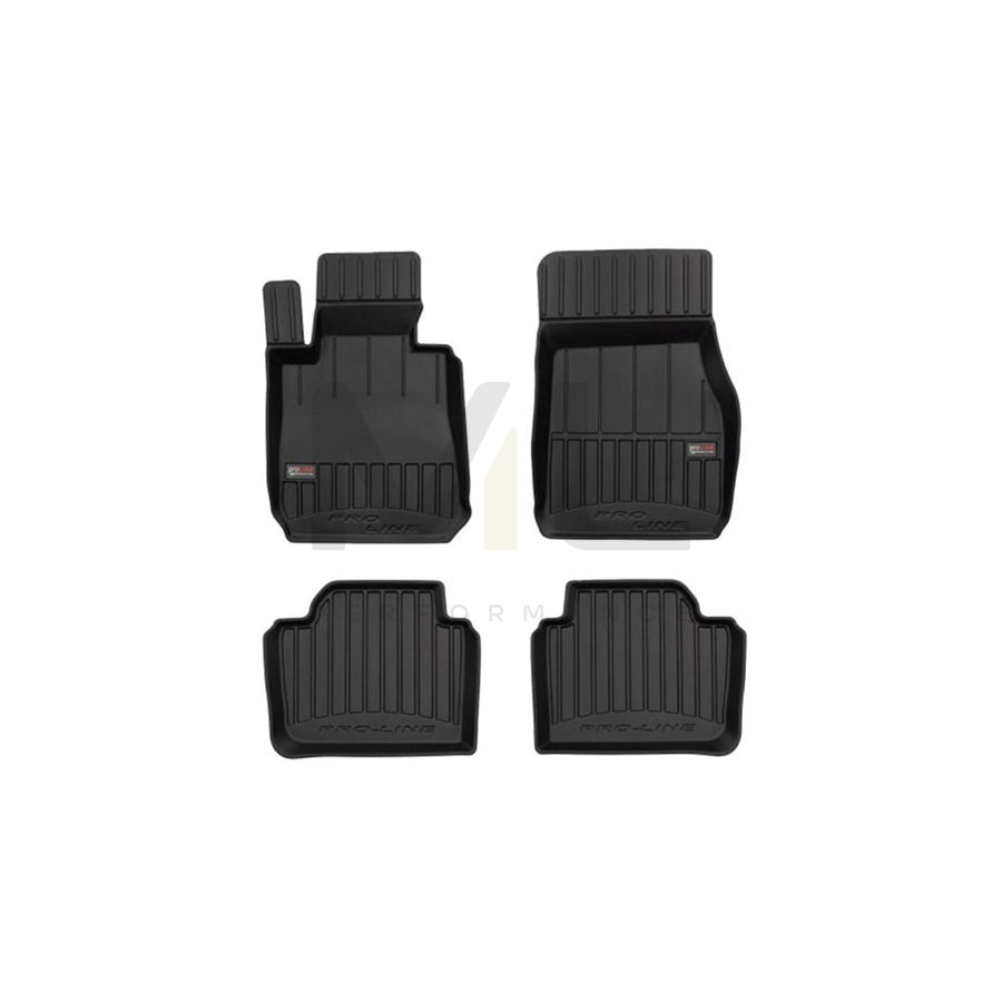 FROGUM Tailored 3D409316 Floor mat set for BMW 3 Saloon (F30, F80) Elastomer, Front and Rear, Quantity: 4, Black | ML Performance Car Parts