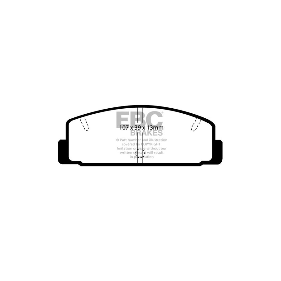 EBC PD14KR531 Mazda RX7 Bluestuff Rear Brake Pad & GD Disc Kit - Akebono Caliper 2 | ML Performance UK Car Parts