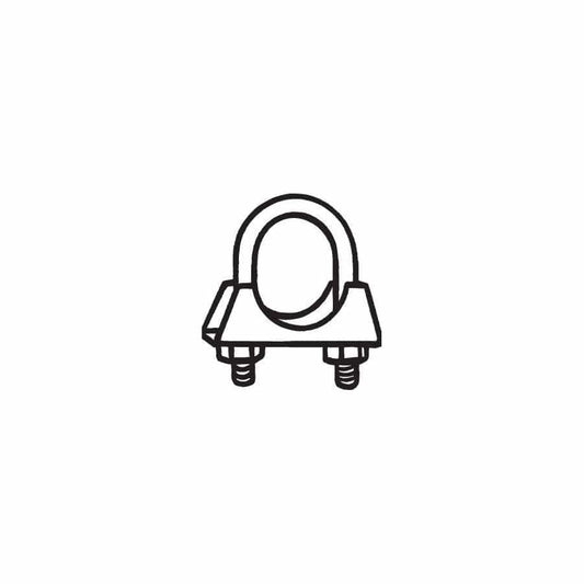 Bosal 250-860 Clamp, Exhaust System For Land Rover Range Rover I