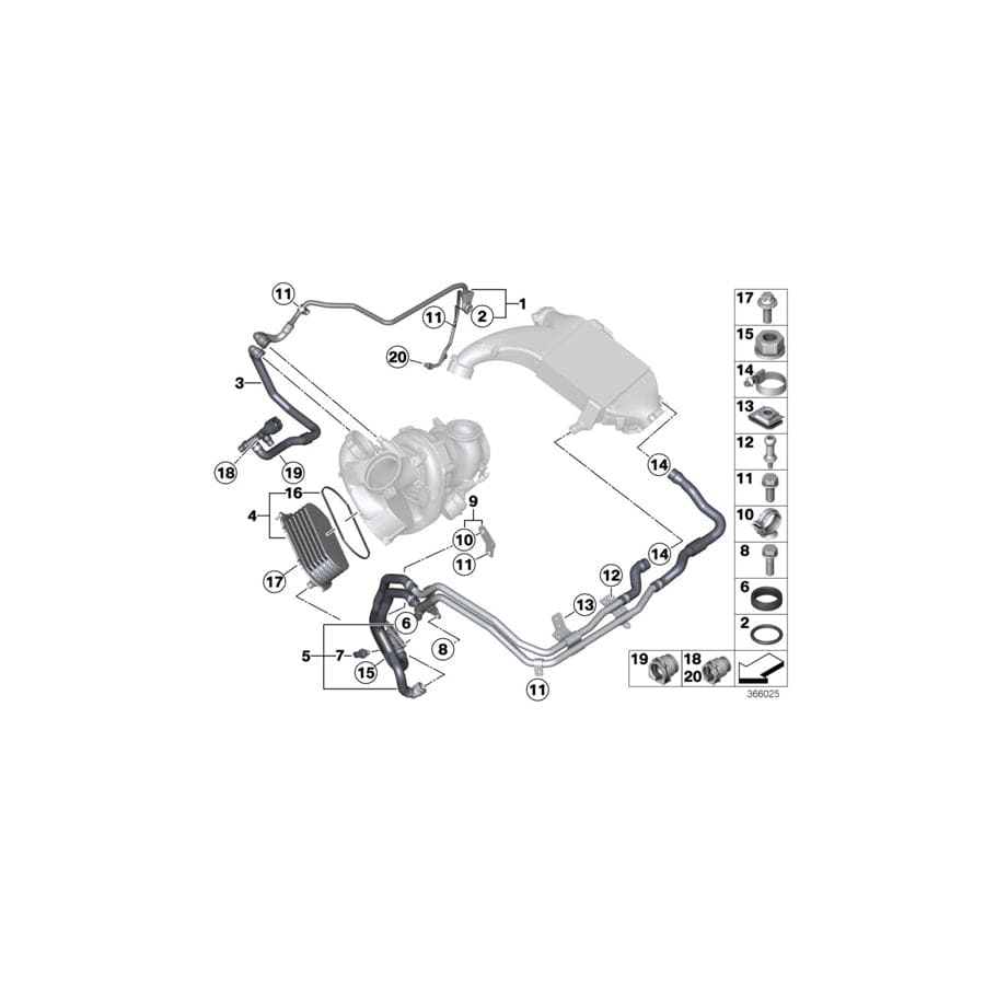 Genuine BMW 11538573166 F15 F16 Cap (Inc. X5 M50dX & X6 M50dX) | ML Performance UK Car Parts