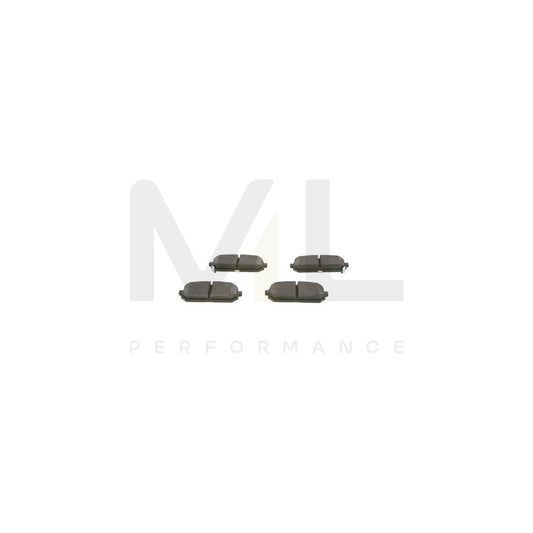 Bosch 0986494400 Brake Pad Set For Kia Carens Iii (Un) With Acoustic Wear Warning, With Anti-Squeak Plate BP027 | ML Performance Car Parts