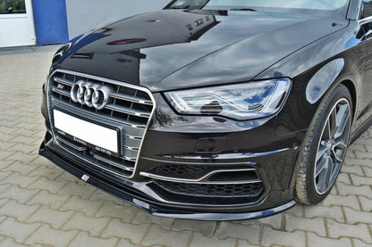 Maxton Design Audi S3 8V / A3 S-Line 8V Hatchback / Sportback Front Splitter