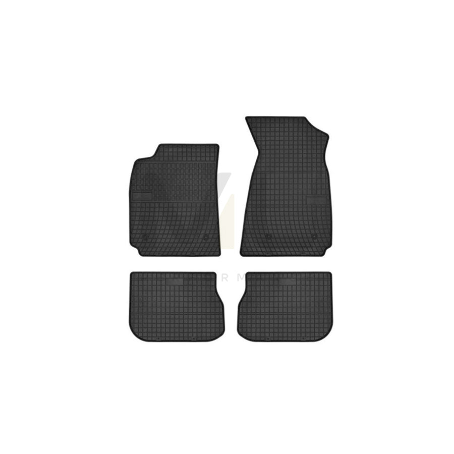 FROGUM Tailored 0721 Floor mat set for AUDI A4 Elastomer, Front and Rear, Quantity: 4, Black | ML Performance Car Parts