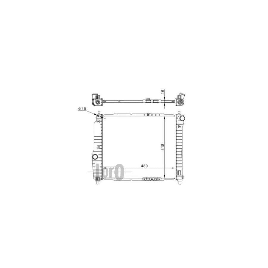 Abakus 0070170002 Engine Radiator | ML Performance UK