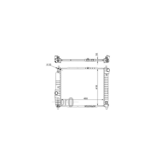 Abakus 0070170002 Engine Radiator | ML Performance UK