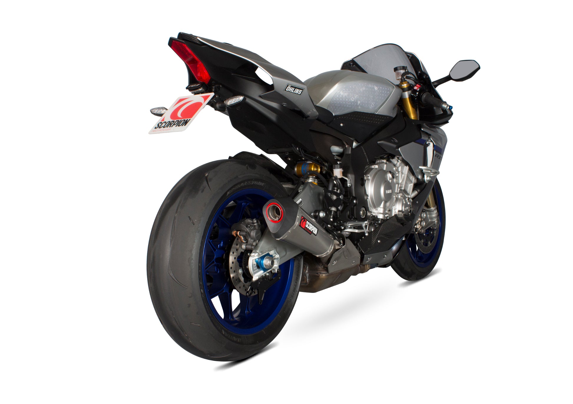 Scorpion RYA99TEO Yamaha Serket Taper Slip-On - Titanium Sleeve (YZF-R1 / YZF-R1 M) | ML Performance UK UK