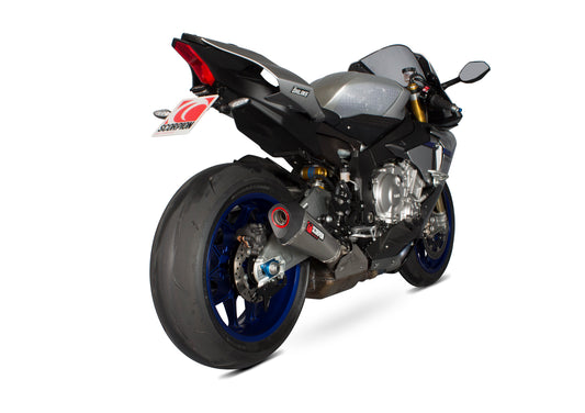 Scorpion RYA99TEO Yamaha Serket Taper Slip-On - Titanium Sleeve (YZF-R1 / YZF-R1 M) | ML Performance UK UK