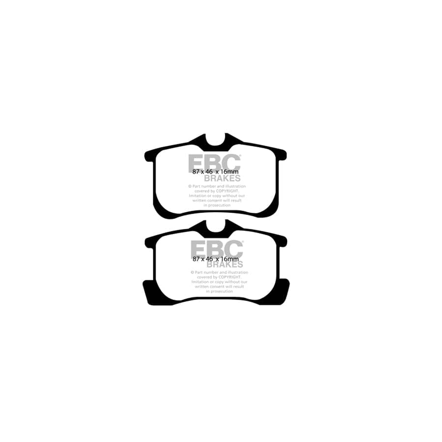 EBC PDKR857 Toyota Corolla Ultimax Rear Brake Pad & Plain Disc Kit 2 | ML Performance UK Car Parts