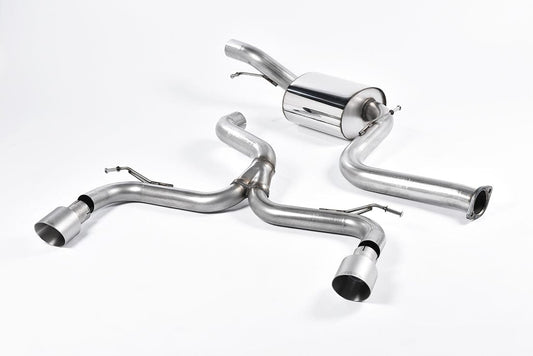 MillTek SSXFD163 Ford Focus 3-inch Cat-Back 'Race' System - Titanium GT-100 Trims
