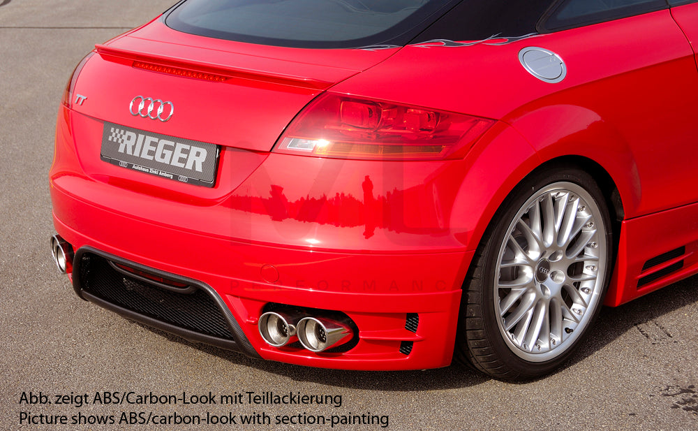 Rieger 00099050 Audi 8J TT Rear Diffuser 5 | ML Performance UK Car Parts