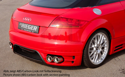 Rieger 00099050 Audi 8J TT Rear Diffuser 5 | ML Performance UK Car Parts
