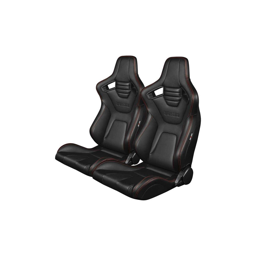 BRAUM Elite-X Series Racing Seats (Red Stitching) – Pair | ML Performance UK Car Parts