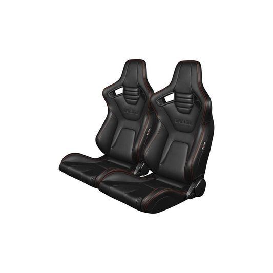 BRAUM Elite-X Series Racing Seats (Red Stitching) – Pair | ML Performance UK Car Parts