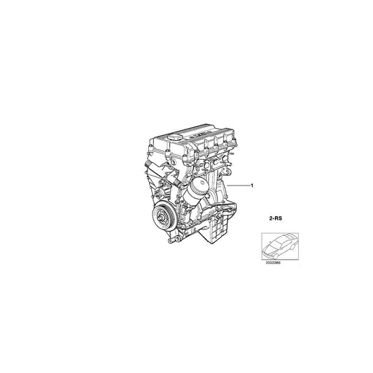 Genuine BMW 11009070614 E36 Set Mounting Parts Short Engine (Inc. 318i, Z3 1.9 & 318ti) | ML Performance UK Car Parts