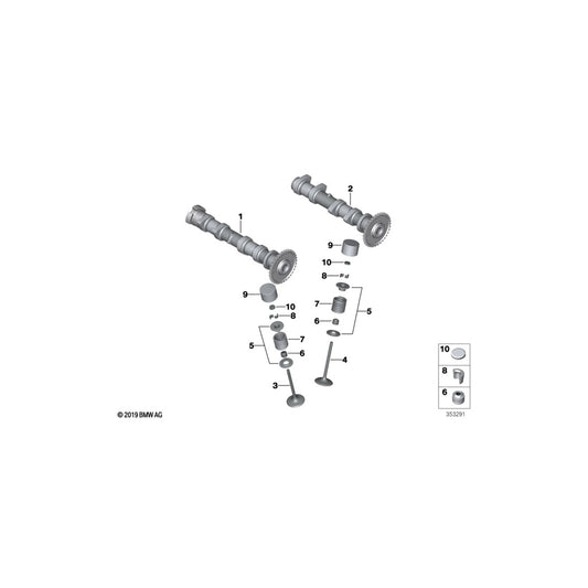 Genuine BMW 11347729608 Intake Valve (Inc. i3) | ML Performance UK Car Parts