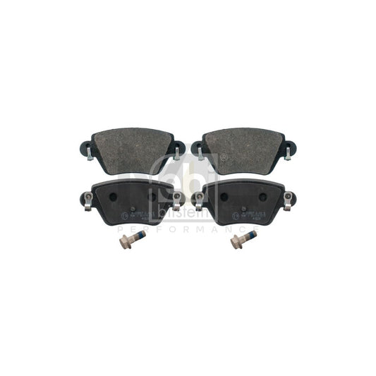 Febi Bilstein 116080 Brake Pad Set Rear Axle, With Acoustic Wear Warning, With Bolts/Screws | ML Performance Car Parts