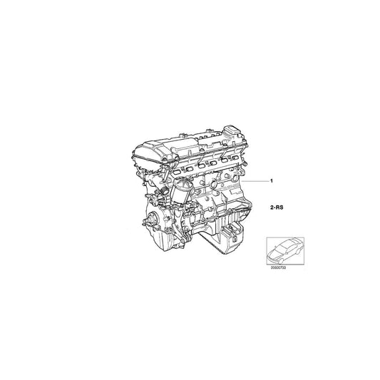 Genuine BMW 11009067420 E36 E34 Set Mounting Parts Short Engine (Inc. 325i, 525i & 525ix) | ML Performance UK Car Parts