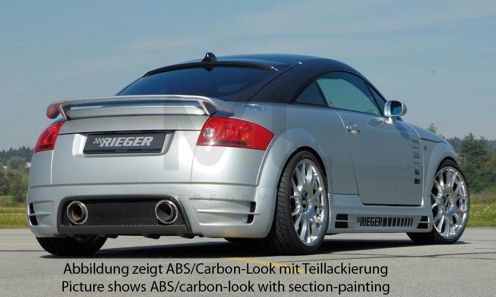 Rieger 00099037 Audi 8N TT Rear Diffuser 2 | ML Performance UK Car Parts
