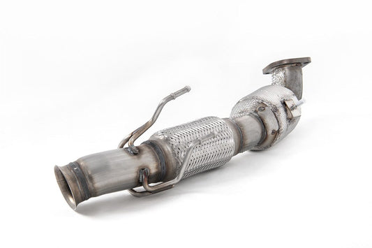 MillTek SSXFD211 Ford Focus Large Bore Downpipe with 200 Cell High Flow ECE Cat