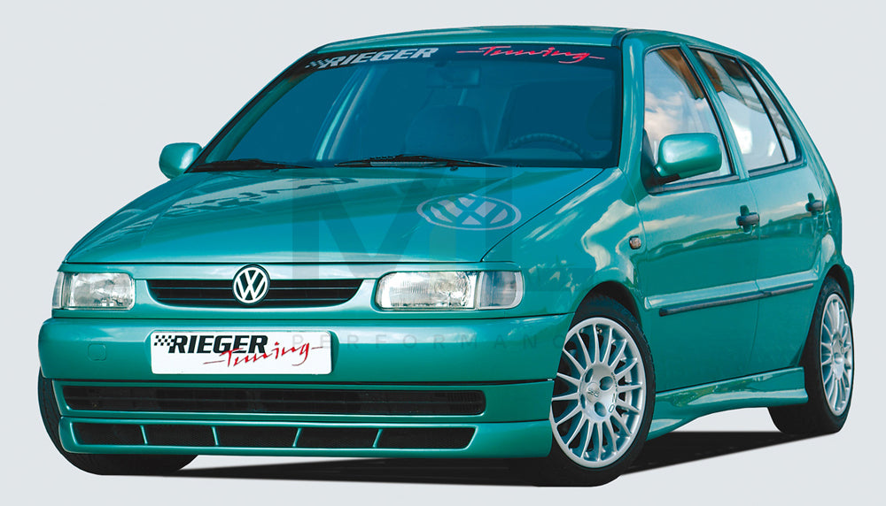 Rieger 00047049 VW 6N Polo Mk4 Front Splitter 2 | ML Performance UK Car Parts
