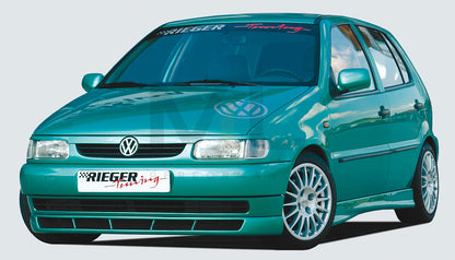 Rieger 00047049 VW 6N Polo Mk4 Front Splitter 2 | ML Performance UK Car Parts