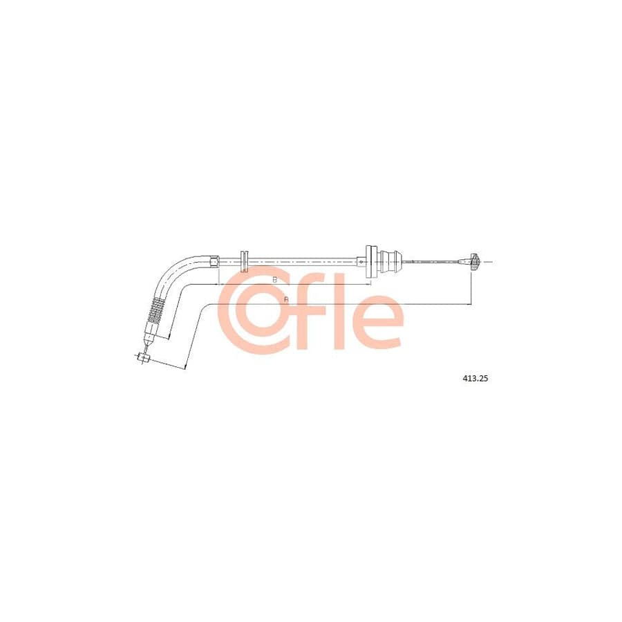 COFLE 413.25 Throttle Cable for FIAT Punto II Hatchback (188) | ML Performance UK Car Parts