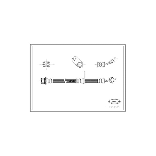 Corteco 19033531 Brake Hose | ML Performance UK