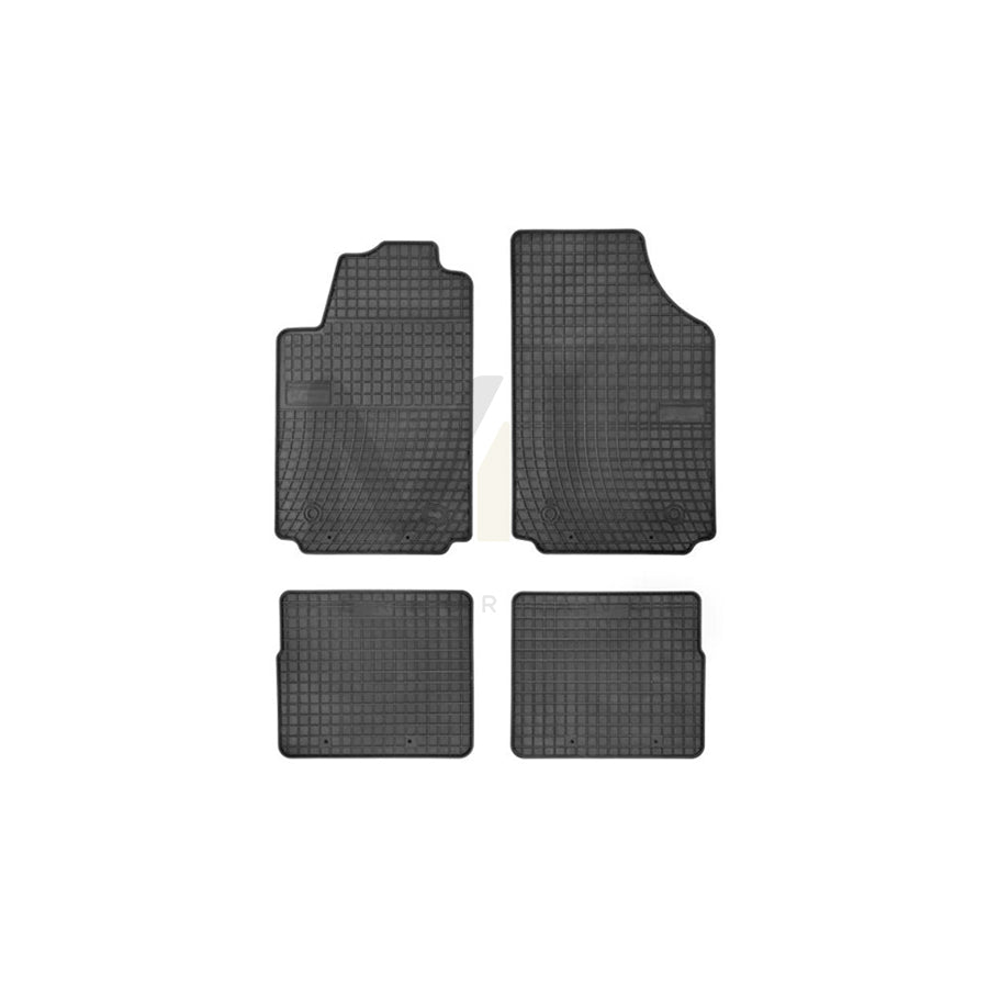 FROGUM Tailored 546368 Floor mat set for AUDI A2 (8Z0) Elastomer, Front and Rear, Quantity: 4, Black | ML Performance Car Parts