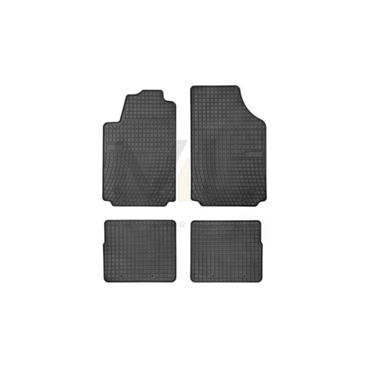 FROGUM Tailored 546368 Floor mat set for AUDI A2 (8Z0) Elastomer, Front and Rear, Quantity: 4, Black | ML Performance Car Parts