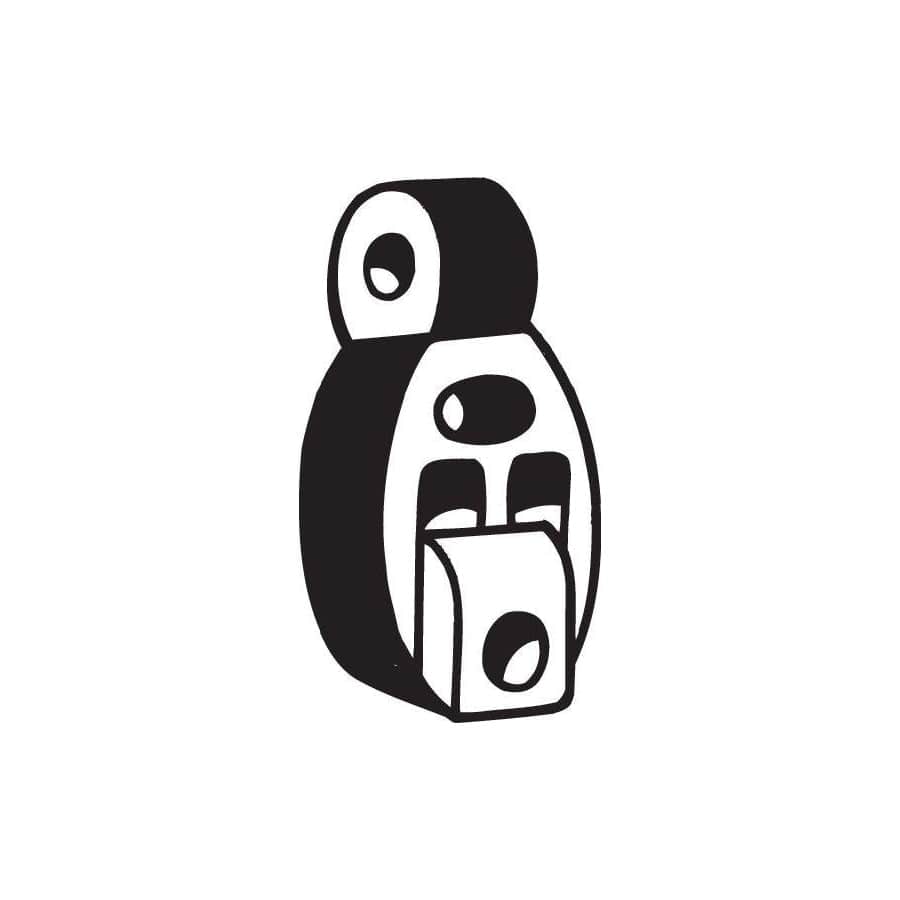 Bosal 255-055 Rubber Strip, Exhaust System For Mitsubishi Colt