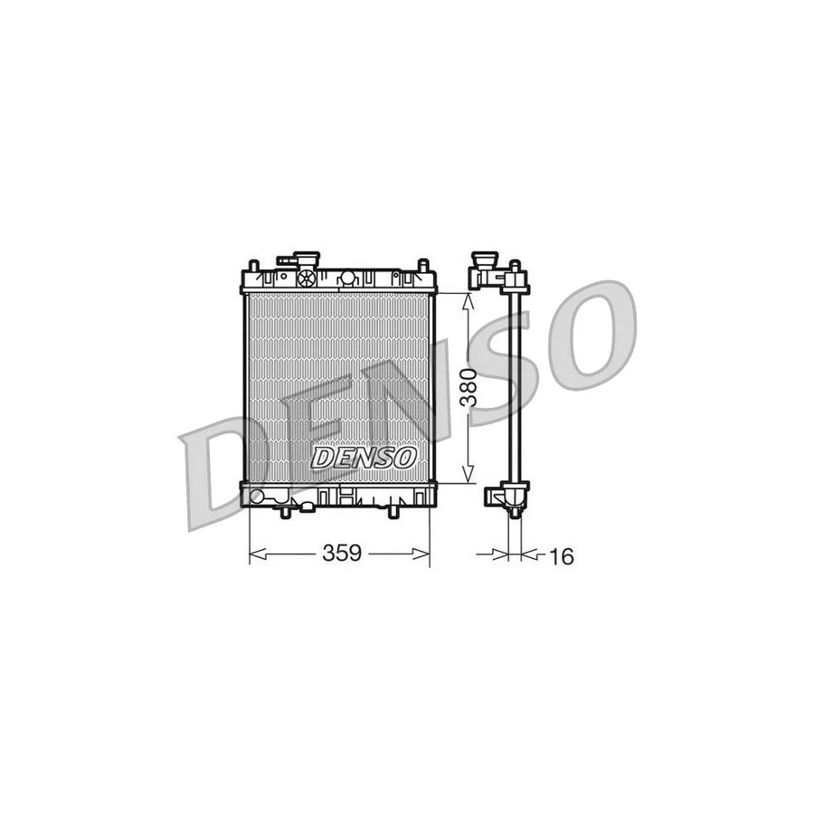 Denso DRM46001 Drm46001 Engine Radiator For Nissan Micra Ii Hatchback (K11) | ML Performance UK
