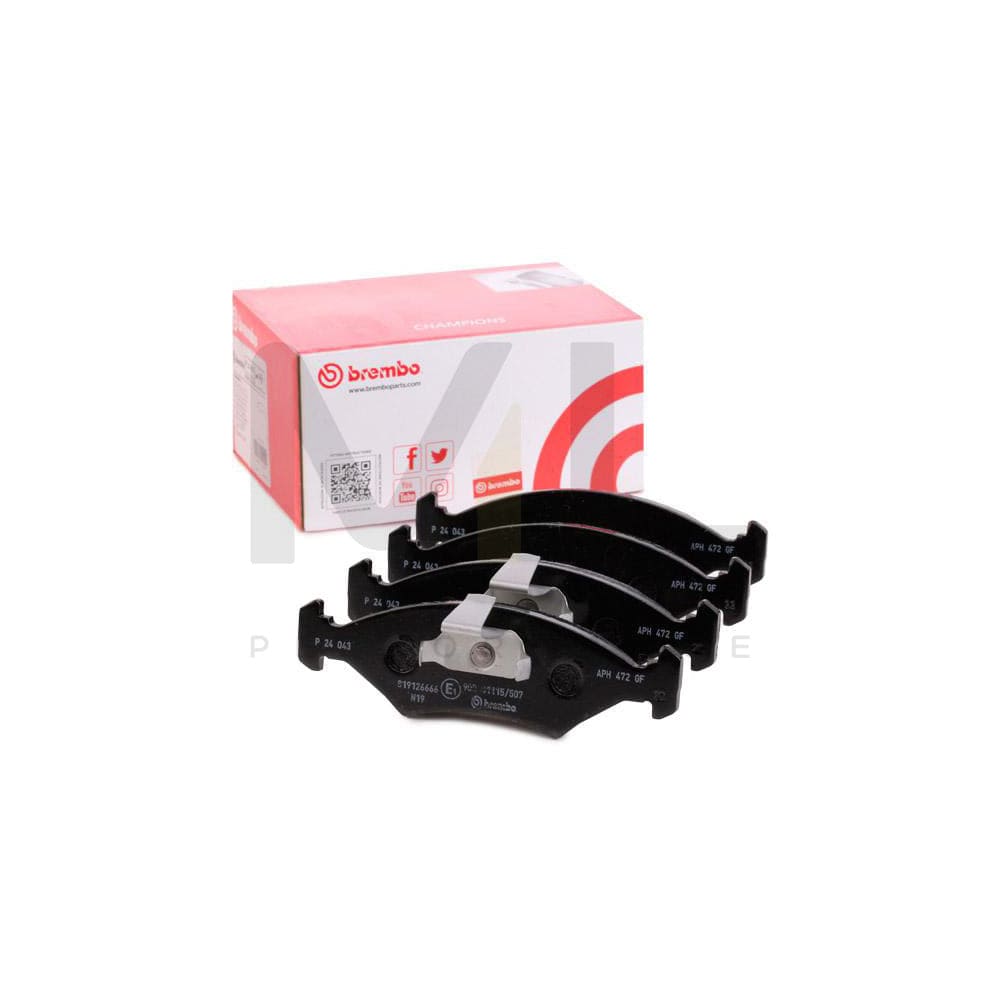 Brembo P 24 043 Brake Pad Set Excl. Wear Warning Contact | ML Performance Car Parts