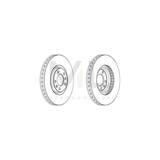 FERODO DDF1114-1 Brake Disc for PEUGEOT 607 Saloon Vented, with bolts/screws | ML Performance Car Parts
