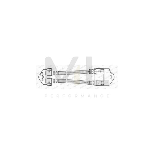FERODO FHY2571 Brake Hose for FORD TRANSIT 407mm, F 10X1 | ML Performance Car Parts