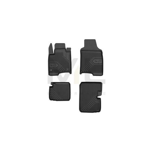 FROGUM Tailored, No.77 77426528 Floor mat set for FIAT Panda III Hatchback (312, 319) Elastomer, Front and Rear, Quantity: 4, Black | ML Performance Car Parts