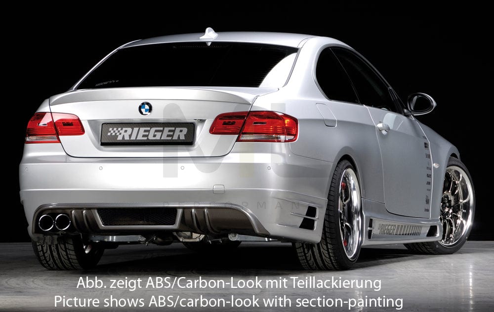 Rieger 00053440 BMW 3 Series E92 E93 Rear Diffuser 2 | ML Performance UK Car Parts