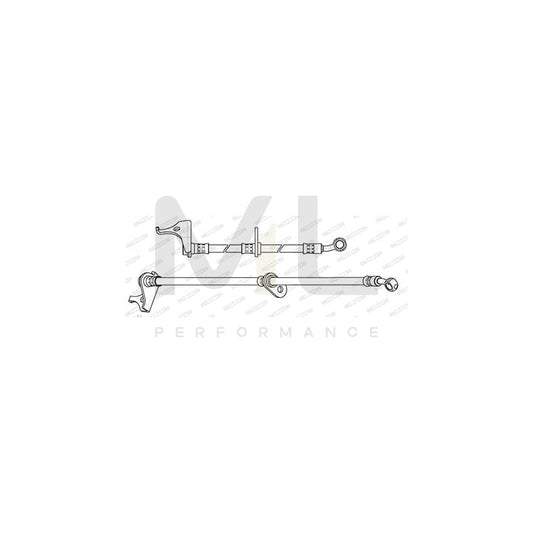 FERODO FHY2862 Brake Hose 535mm, F 10X1 | ML Performance Car Parts