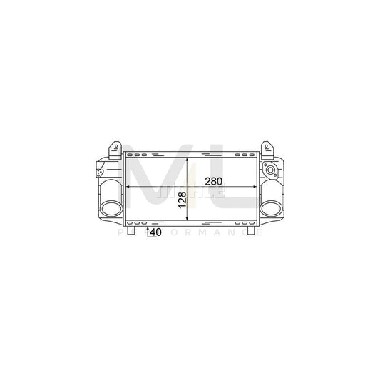 MAHLE ORIGINAL CI 72 000S Intercooler for AUDI A2 (8Z0) | ML Performance Car Parts