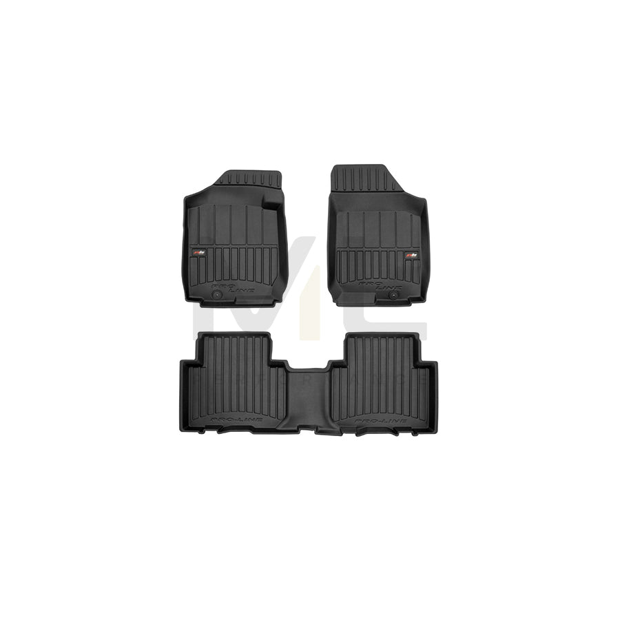 FROGUM Tailored, ProLine 3D427396 Floor mat set for KIA Carens III (UN) Elastomer, Front and Rear, Quantity: 3, Black | ML Performance Car Parts