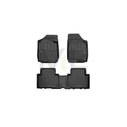 FROGUM Tailored, ProLine 3D427396 Floor mat set for KIA Carens III (UN) Elastomer, Front and Rear, Quantity: 3, Black | ML Performance Car Parts