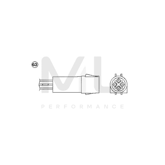 NTK Lambda Sensor / O2 Sensor (NGK 0477) - OZA527-E28 | ML Car Parts UK | ML Performance