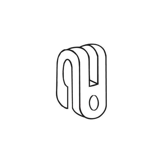 Bosal 255-220 Rubber Strip, Exhaust System For Renault Clio I Hatchback